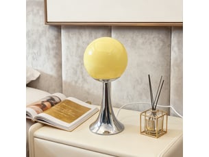 Lampe de table – ambiance pour chambre, restaurant et bar, lumière d'appoint décorative-jaune
