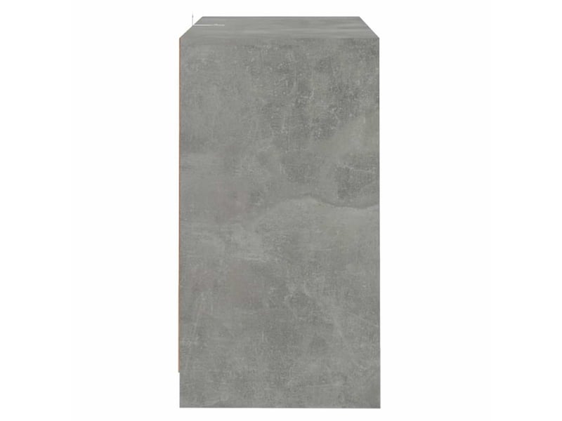  Buffet - bahut - meuble de rangement gris béton 70x41x75 cm bois d'ingénierie  - Conforama D