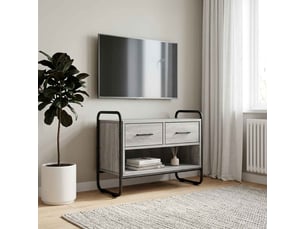Meuble tv coloris gris  <strong></strong>  <strong></strong>
