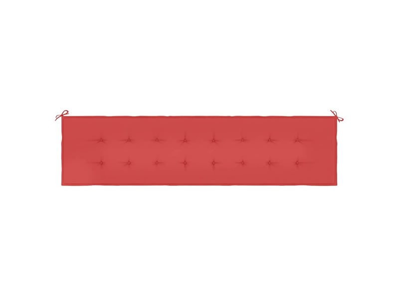 Coussin de banc de jardin, coussin d'assise rouge 200x50x3 cm tissu oxford cf52805  - Conforama D