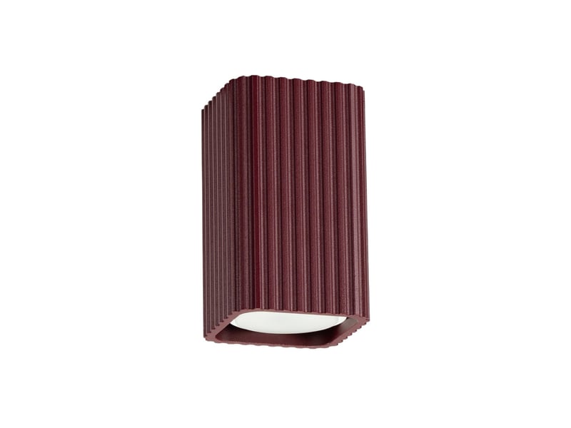  Plafonnier rayo 10 bordeaux aluminium moderne 10x6x6cm SL.3219 - Conforama A