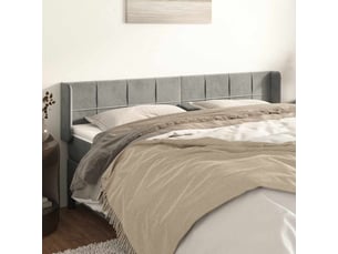 Tete de lit A poser largeur 183 cm <strong></strong> <strong></strong> argenté