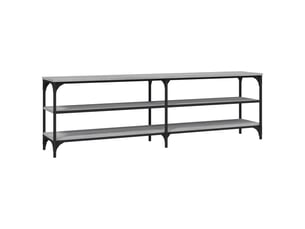 Meuble tv coloris gris 160 cm <strong></strong>  <strong></strong>