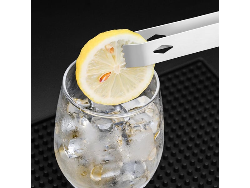 Pince à charbon en acier inoxydable avec denture - pince à glace et pince à fumage pour chicha, barbecue et cuisine - pour la maison No Commercial reference - Conforama D
