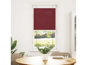 Store plissé, store de fenêtre rouge bordeaux 65x150 cm largeur du tissu 64,4 cm cf47049