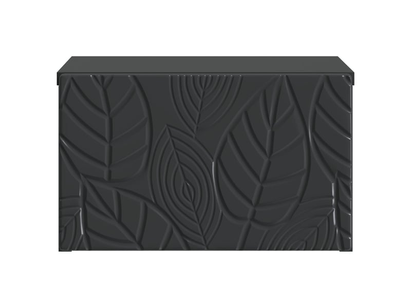  Table de chevet - cabinet de chevet - table de nuit mural 2 pièces noir 49 x 34,5 x 20 cm  - Conforama E