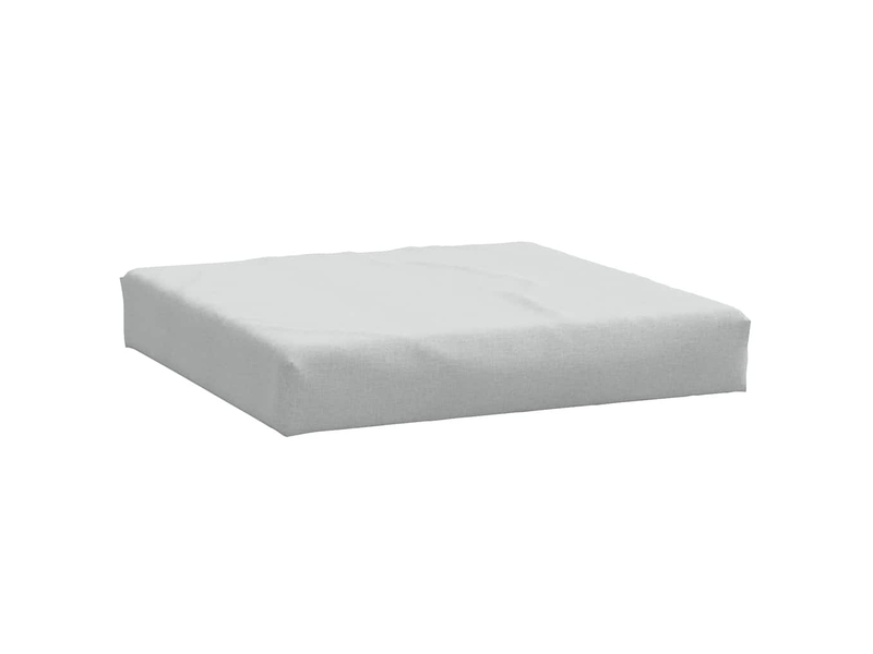  Coussin de palette, coussin de chaise, coussin de canapé gris clair mélangé 60x60x9,5 cm tissu cf55355  - Conforama A