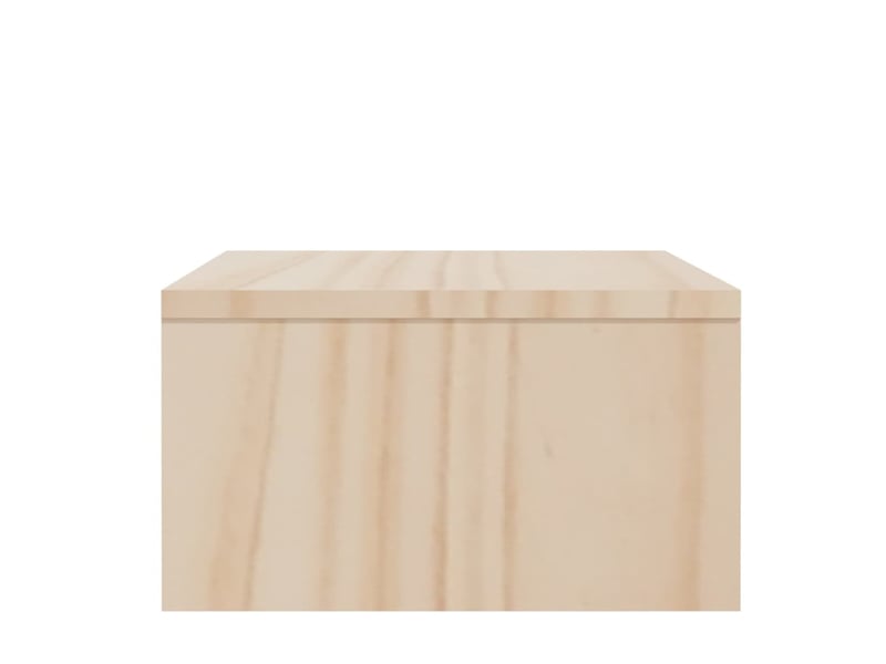  Support de moniteur 100 x 27 x 15 cm bois de pin solide brun 02_0029197  - Conforama C