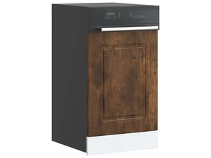 Panneau de lave-vaisselle kalmar chêne fumé 45x1,5x57cm
