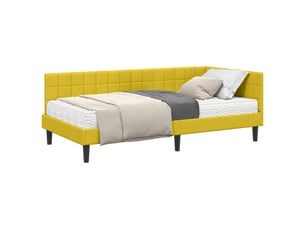 Lit simple 90x200 cm    coloris jaune