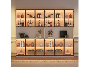 Vitrine coloris blanc <strong>MIVRAY </strong> <strong></strong> - x