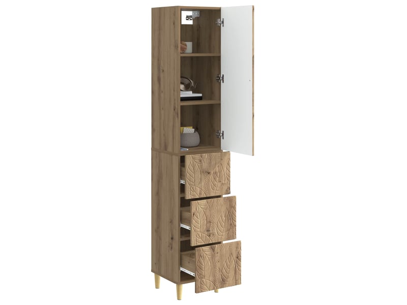 Ensemble de meubles 2 pcs, rangement de salon 33 x 34,5 x 90 cm bois d'ingénierie shl1525 - Conforama C