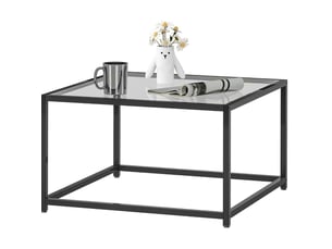 Table basse carré(e) coloris noir MAISENTIEL  - 68 cmx68 cm