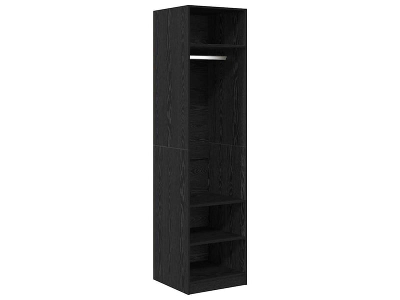 Armoire chambre, armoire de rangement chêne noir 50x50x200 cm bois d'ingénierie shl98044  - Conforama A