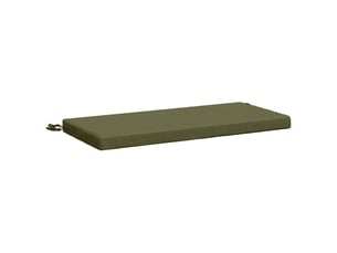 Coussin de banc, coussin d'assise, coussin de canapé soest 100 % polyester vert olive 80 x 40 x 5 cm cf53738