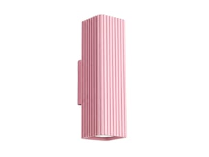 Applique rayo 20 rose aluminium moderne 20x6x8cm