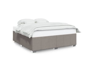Lit 2 places 200x200 cm    coloris taupe