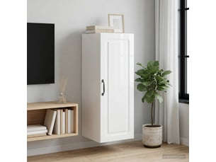 Armoire     <strong></strong> <strong></strong> coloris blanc largeur 33 cm