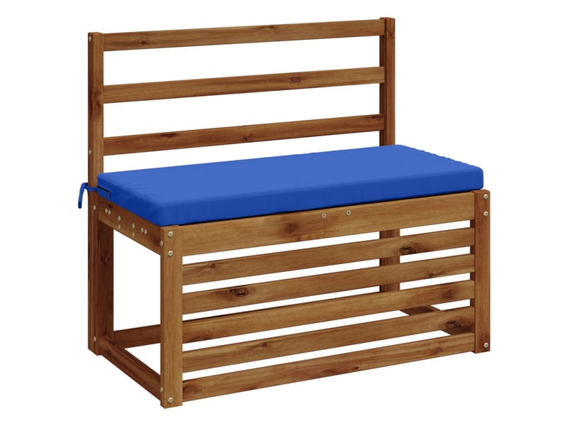 Coussin de banc, coussin d'assise, coussin de canapé soest 100 % polyester bleu royal 80 x 40 x 5 cm cf53164 - Conforama C