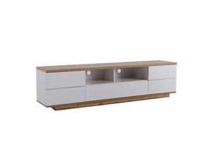 Meuble tv coloris bicolore 180 cm <strong>OKWISH</strong>  <strong></strong>
