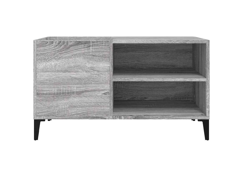  Armoire à disques, armoire de rangement sonoma gris 84,5x38x48 cm bois d'ingénierie  - Conforama D