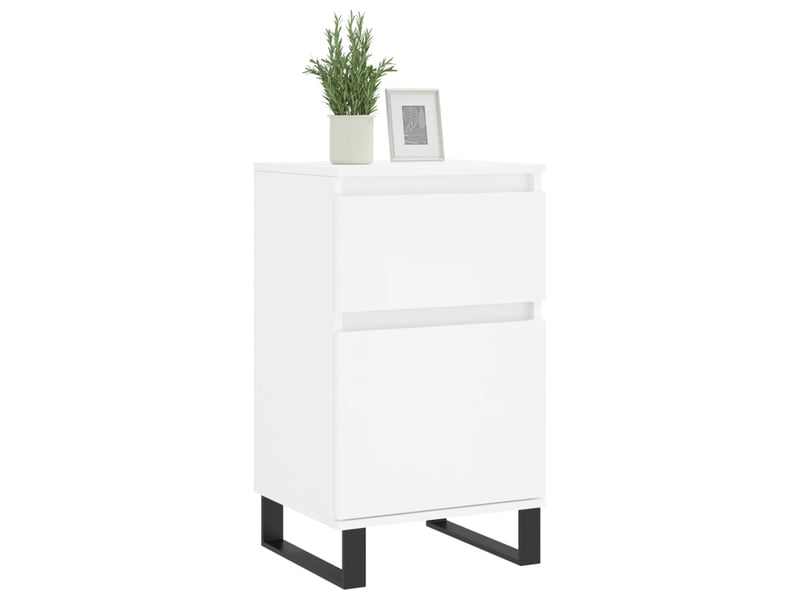  Buffet - bahut - meuble de rangement blanc 40x35x70 cm bois d’ingénierie  - Conforama C