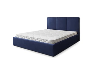 Lit coffre 140x200 cm <strong>MASSENO</strong>  <strong></strong> coloris bleu