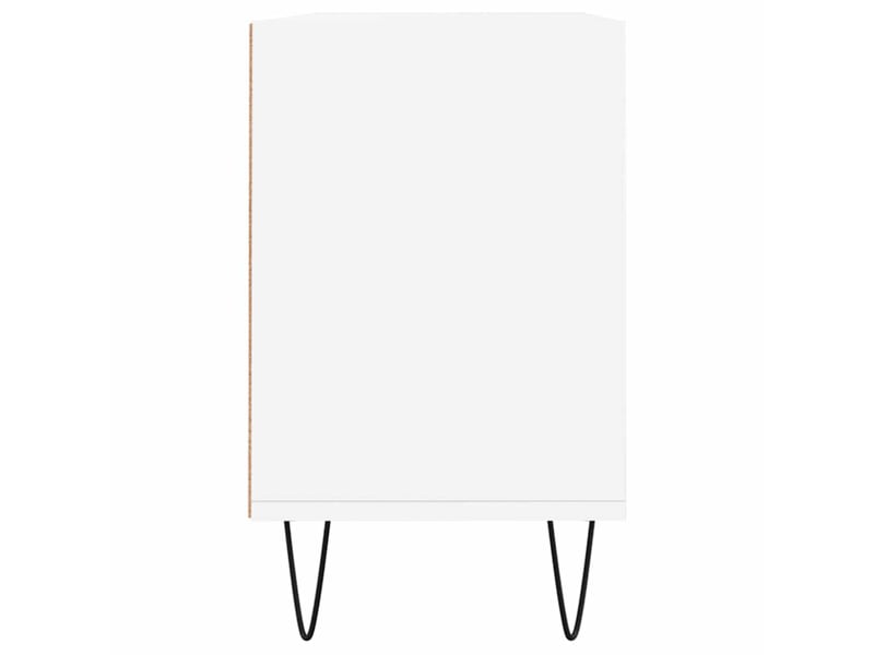  Meuble tv - banc tv - meuble de rangement blanc 103,5x30x50 cm bois d'ingénierie  - Conforama E