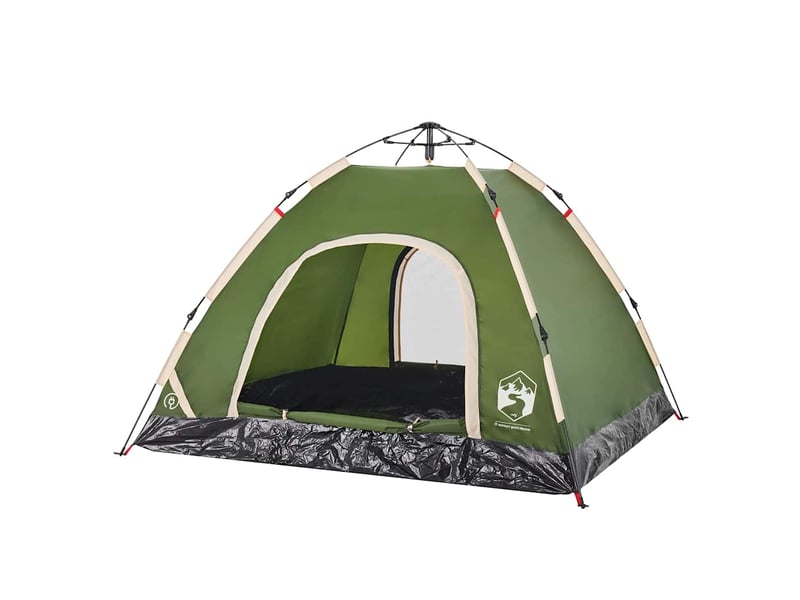 Tente de camping 3 personnes vert libération rapide - Conforama E