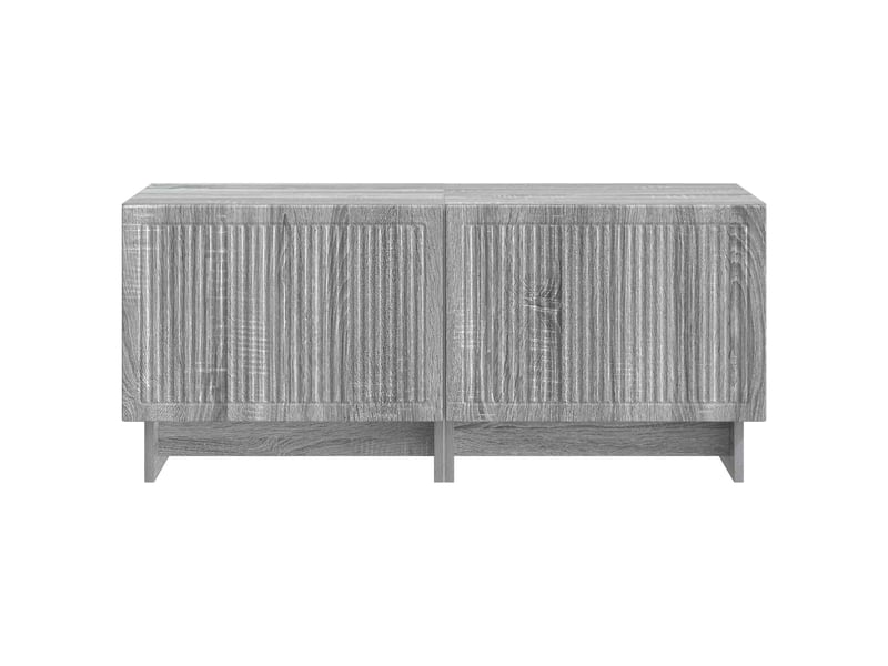  Meuble tv - banc tv - meuble de rangement sonoma gris bois d'ingénierie  - Conforama E