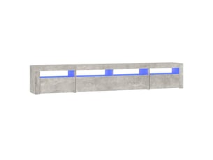 Meuble tv coloris gris 240 cm <strong></strong>  <strong></strong>