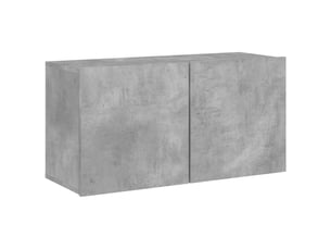 Meuble tv coloris gris 80 cm <strong></strong>  <strong></strong>
