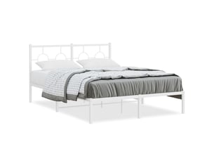 Lit 2 places 135x190 cm    coloris blanc