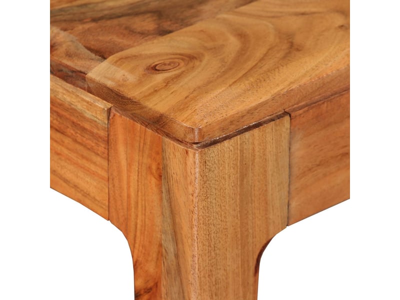  Table de salon salle à manger design bois massif 118 x 60 x 76 cm 0902198  - Conforama C
