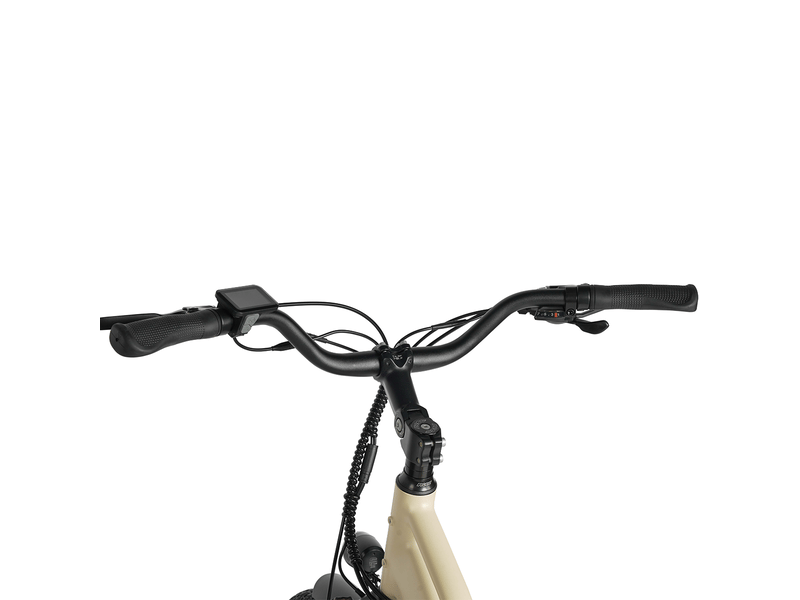 Vélo électrique de ville maxtron urban 7, batterie 36v 12.8ah, beige  - Conforama E