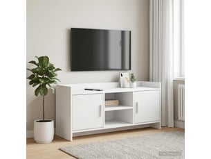 Meuble tv coloris blanc 102 cm <strong></strong>  <strong></strong>