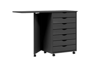 Armoire     <strong></strong> <strong></strong> coloris gris largeur 105.5 cm
