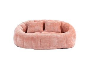 Pouf / repose pied <strong></strong> <strong></strong> rose