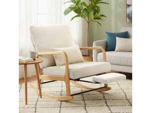 Fauteuil fixe  <strong>ROLIPO</strong> Bois beige