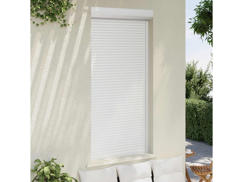  Store enrouleur, store roulant blanc 100 x 210 cm aluminium et polyuréthane cf47250  - Conforama C