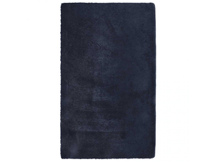 Tapis shaggy à poils longs navarra bleu marine 80x150 cm - comfortxl
