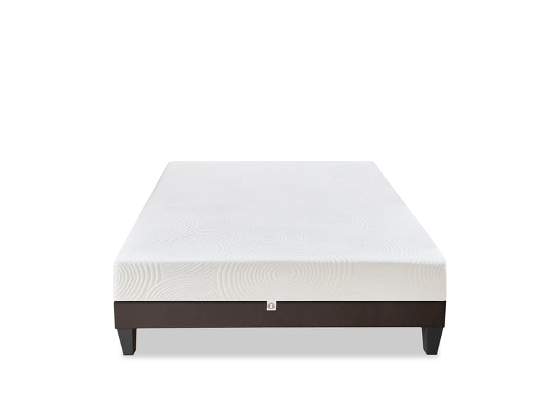Ensemble matelas mémoire de forme héra avec sommier - blanc - 160x200 4BA.ME.K15.1620 - Conforama A