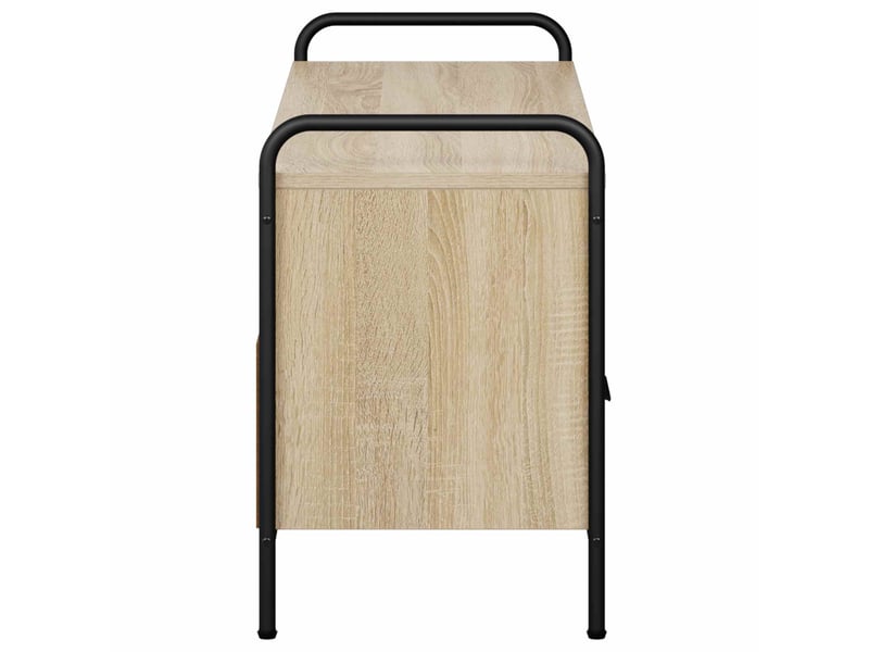  Meuble tv moderne, banc tv 67,5x33x50 cm chêne sonoma bois d'ingénierie shl7198  - Conforama E