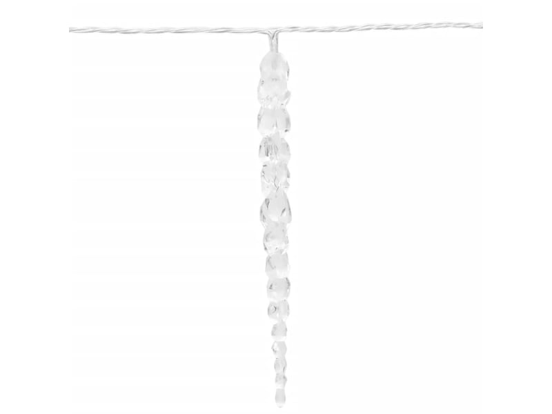  Guirlande lumineuse de noël 100 led blanc chaud 10 m acrylique pvc  - Conforama E