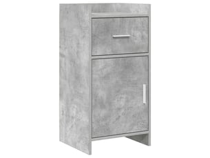 Buffet - bahut - meuble de rangement gris béton 40 x 36 x 80 cm bois d'ingénierie