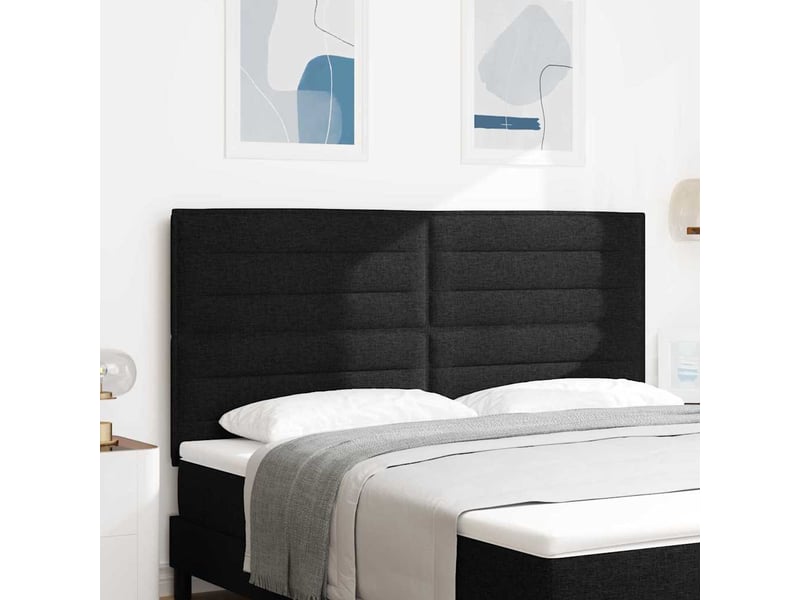  Tête de lit led avec bandes led noir 180 cm tissu shl10834  - Conforama B