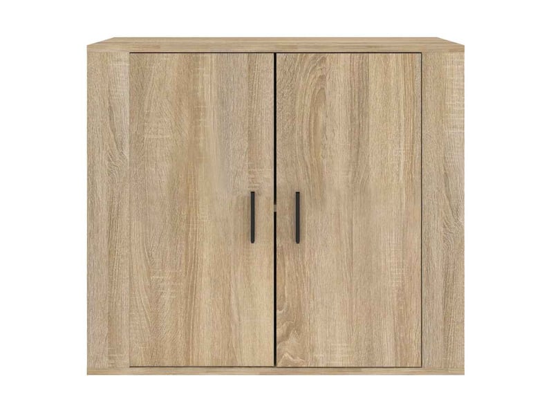  Buffet - bahut - meuble de rangement chêne sonoma 80x33x70 cm bois d'ingénierie  - Conforama C