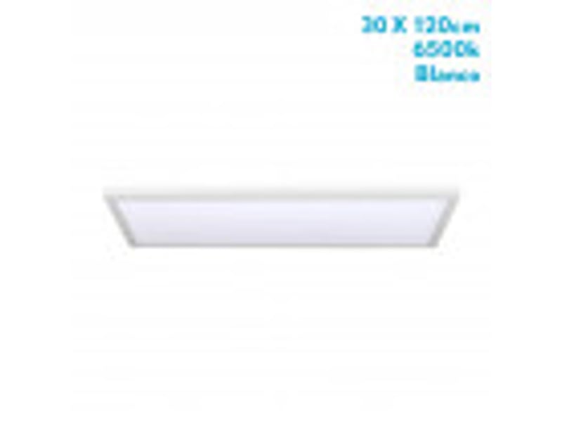  Panneau led en saillie fabrilamp tivoli 72 w 6120 lm 6500 k blanc 2,5 x 30 x 120 cm 162481201 - Conforama B