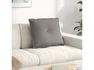 Coussin de dos, coussin de dossier taupe 60 x 19 x 50 cm tissu cf55031