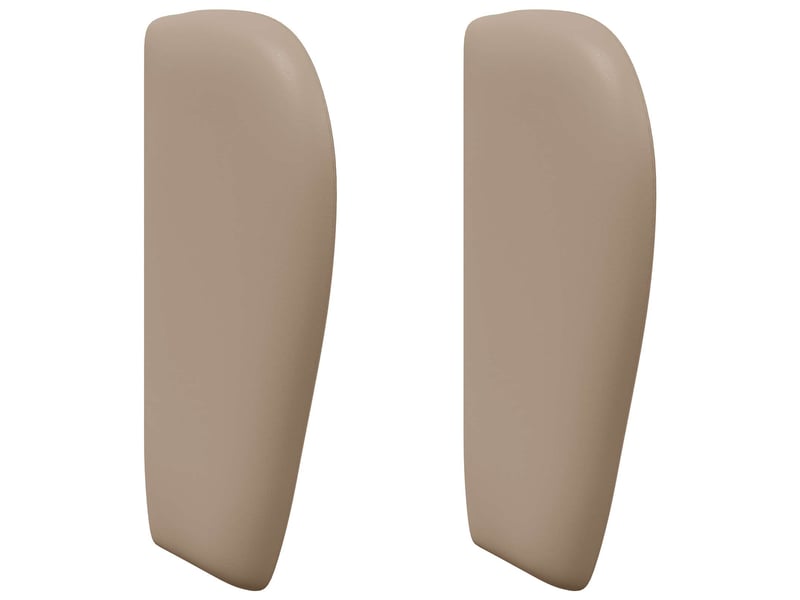 Oreille de tête de lit | coussin de tête de lit tan 40 x 23 x 6 cm pvc - Conforama B